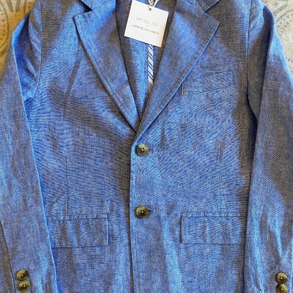 Janie and Jack x Rachel Zoe Boys Linen Blazer - Picture 3 of 7
